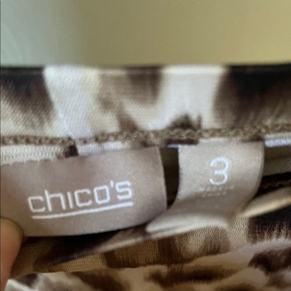 Chico’s Leopard Print Maxi Skirt- 3 - Picture 3 of 4